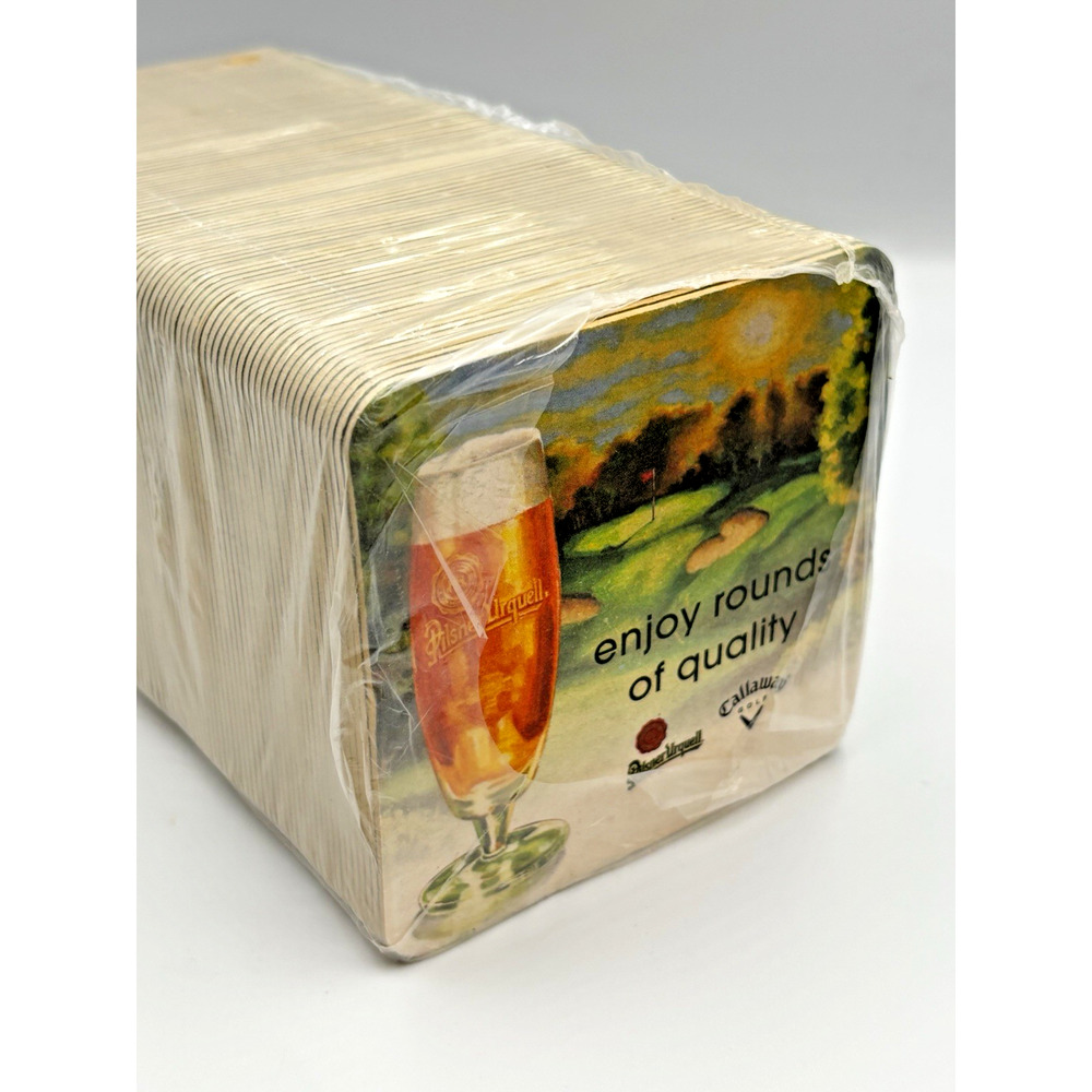 Coasters PILSNER URQUELL Czech Pilsner Callaway Golf Club 2008 NEW Pack of 100